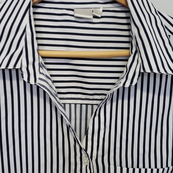 Twix long button up striped blouse - Picture 4 of 5